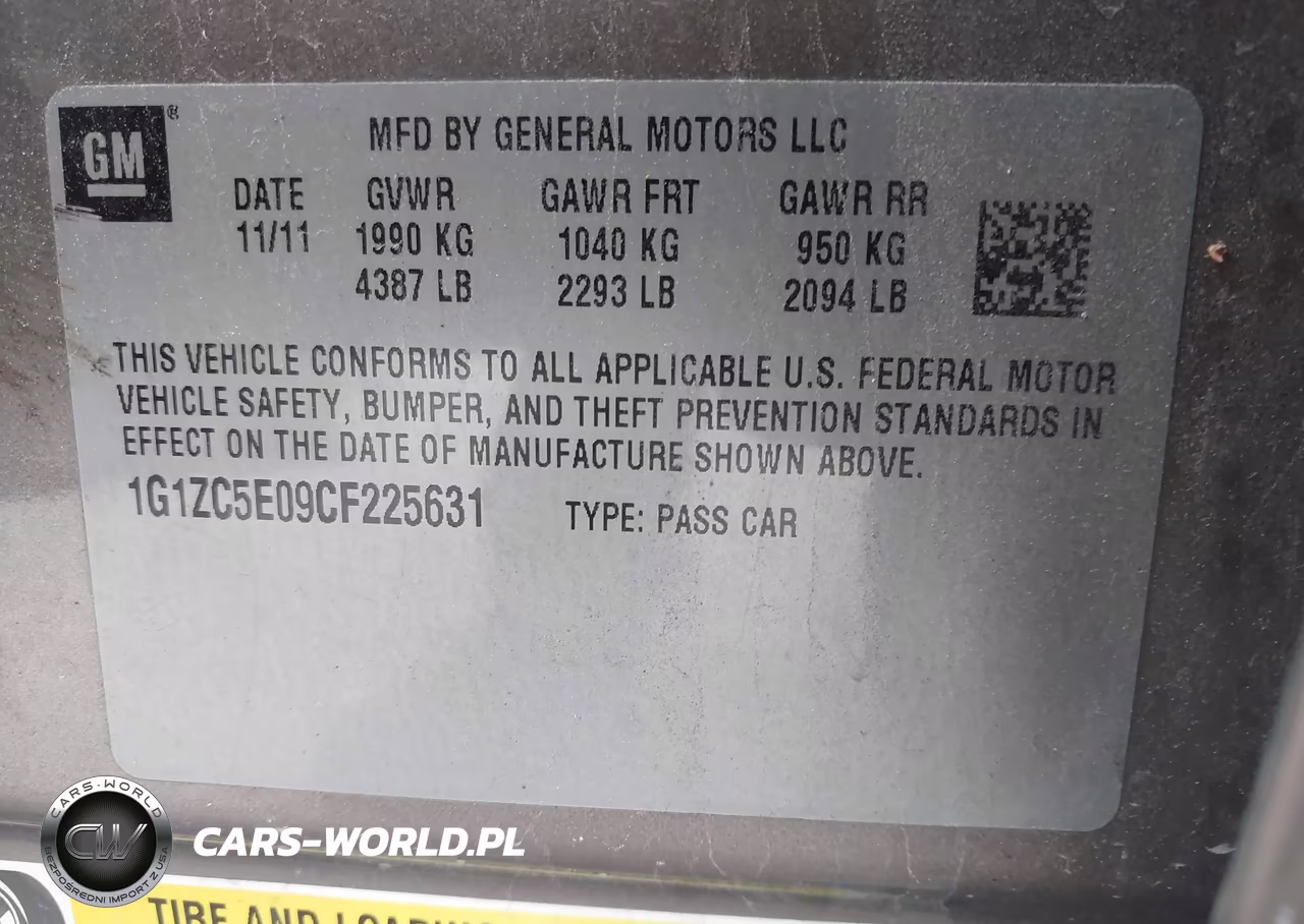 2012 Chevrolet Malibu 1Lt VIN:1G1ZC5E09CF225631 - 9