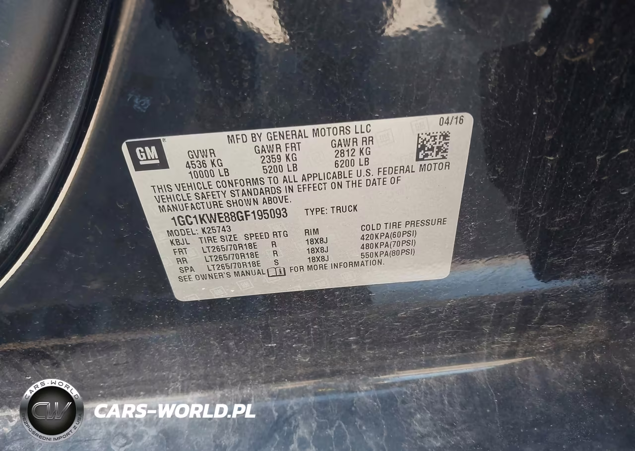 2016 Chevrolet Silverado 2500Hd Ltz VIN:1GC1KWE88GF195093 - 9
