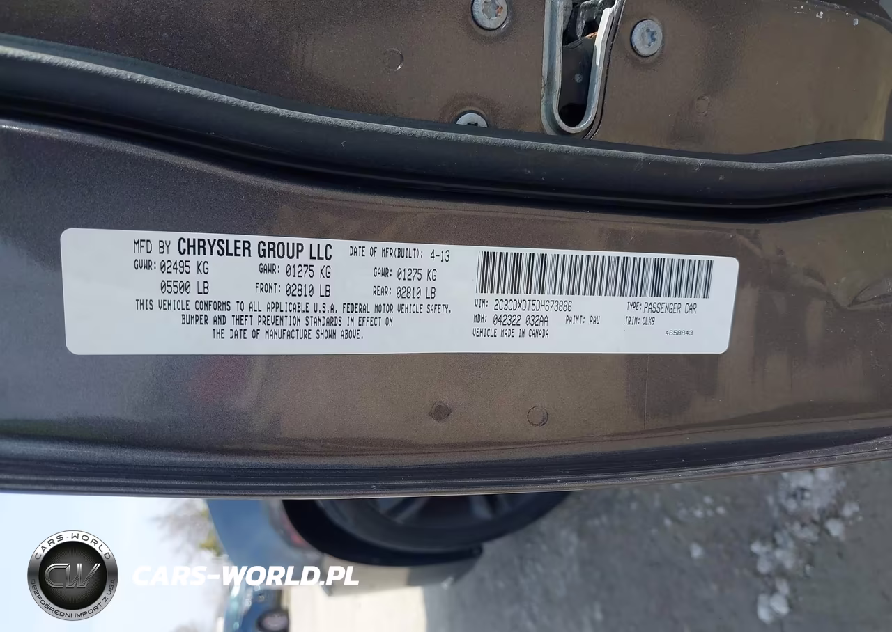 2013 Dodge Charger R-T Max VIN:2C3CDXDT5DH673886 - 9