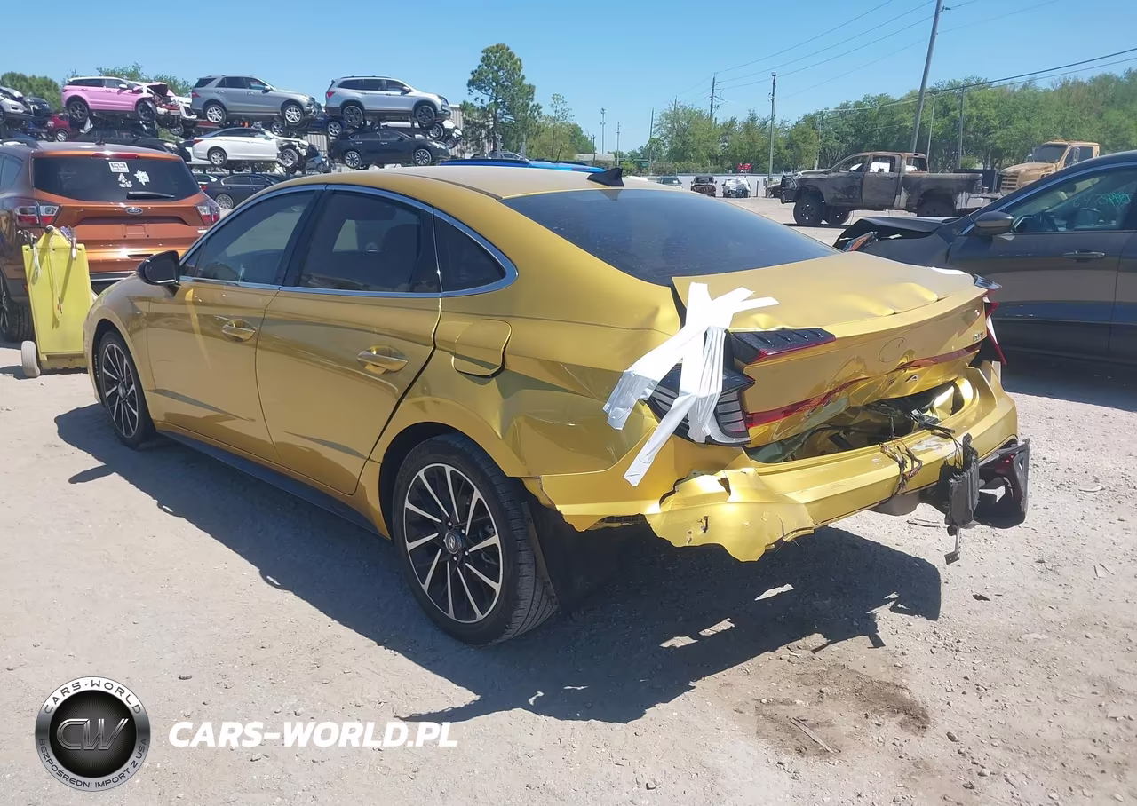 2020 Hyundai Sonata Sel Plus VIN:5NPEJ4J25LH021931 - 3