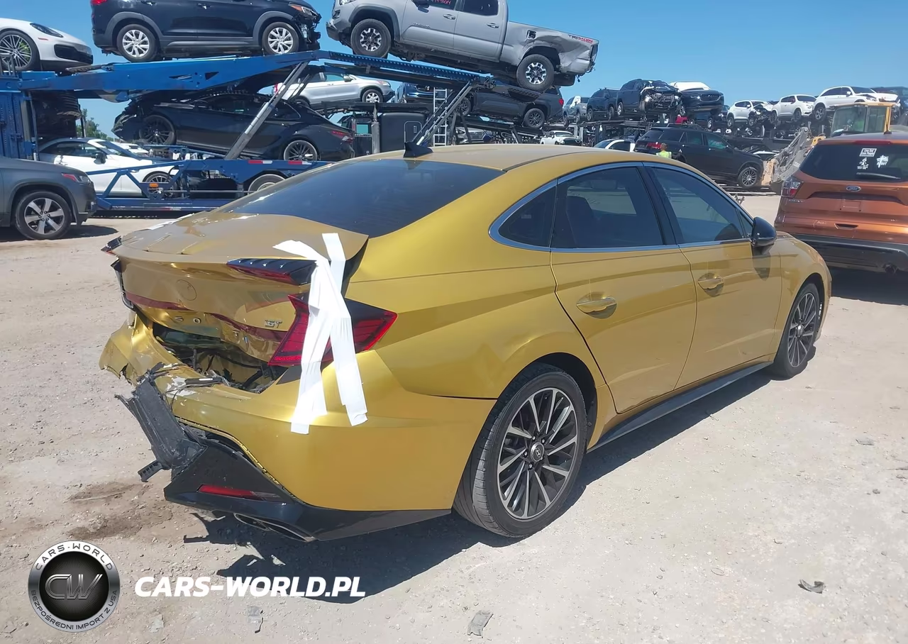 2020 Hyundai Sonata Sel Plus VIN:5NPEJ4J25LH021931 - 4