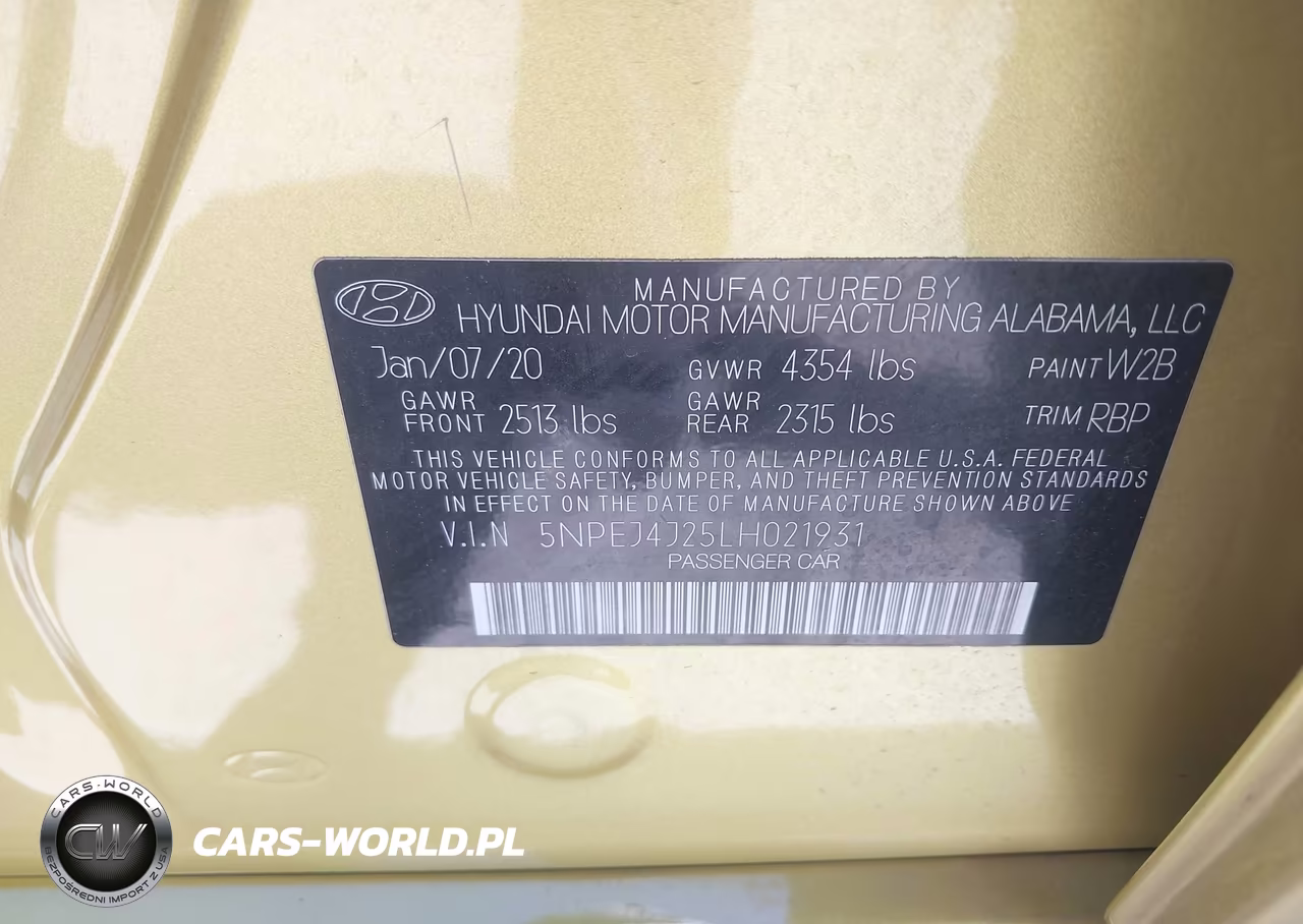 2020 Hyundai Sonata Sel Plus VIN:5NPEJ4J25LH021931 - 9