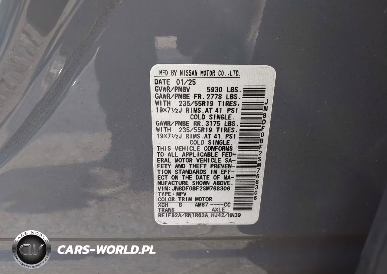 2025 Nissan Ariya Evolve+ VIN:JN8DF0BF2SM768306 - 9