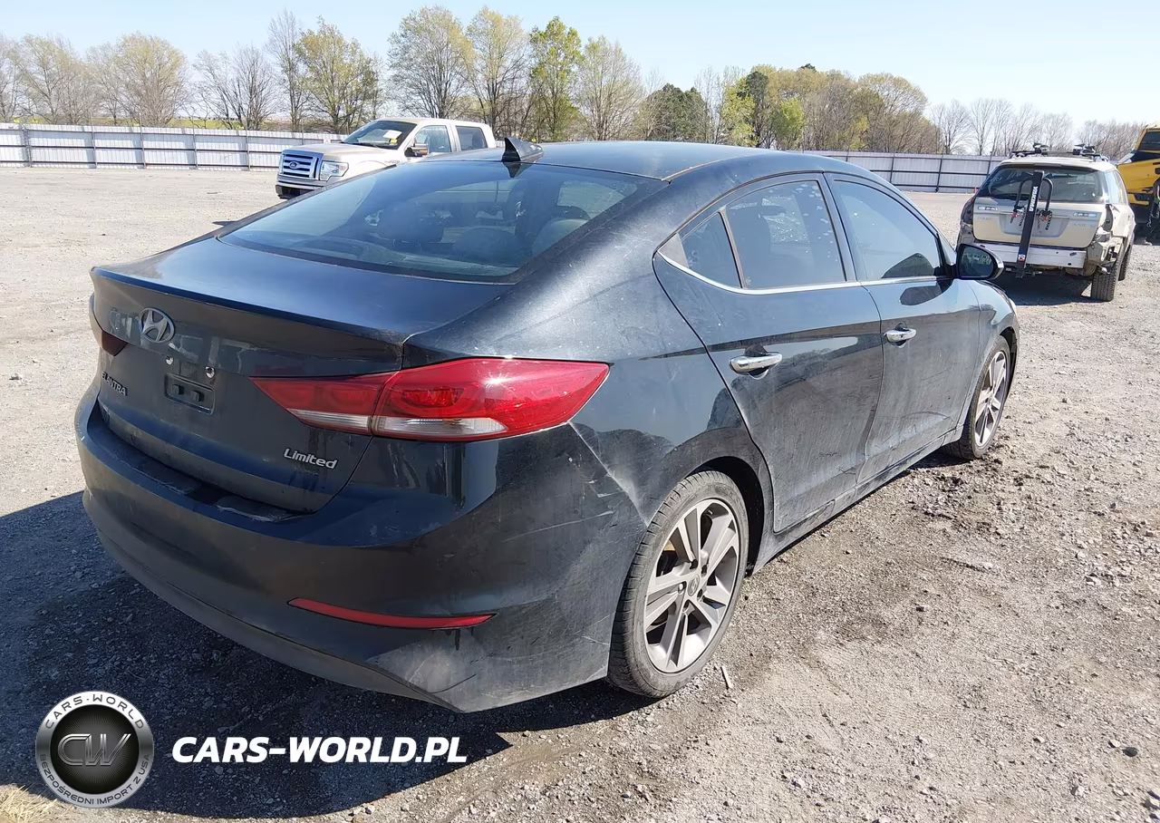 2017 Hyundai Elantra Limited VIN:5NPD84LF3HH072603 - 4