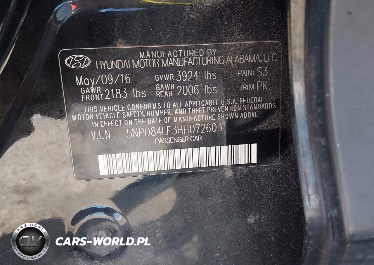 2017 Hyundai Elantra Limited VIN:5NPD84LF3HH072603 - 9