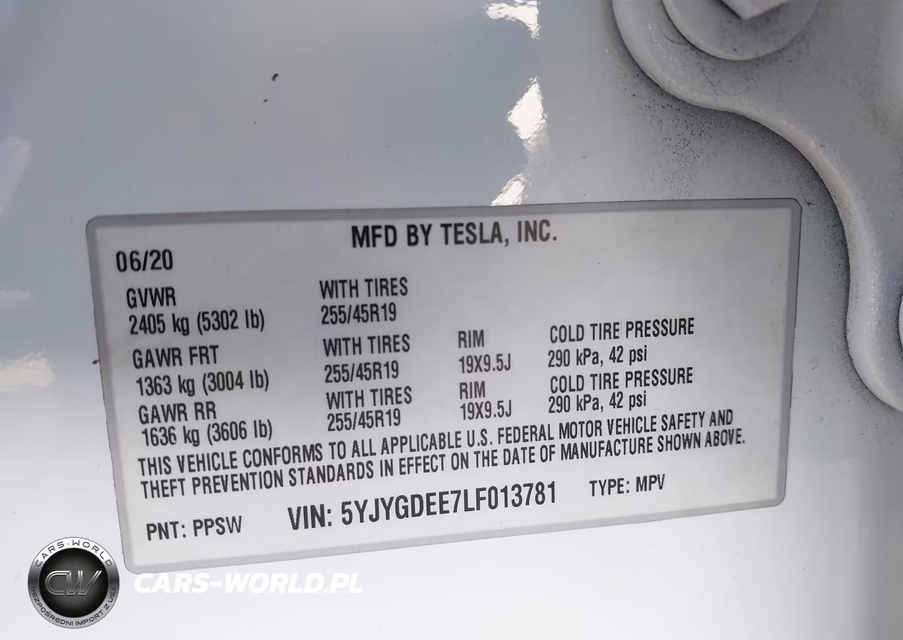2020 Tesla Model Y Long Range Dual Motor All-Wheel Drive VIN:5YJYGDEE7LF013781 - 9