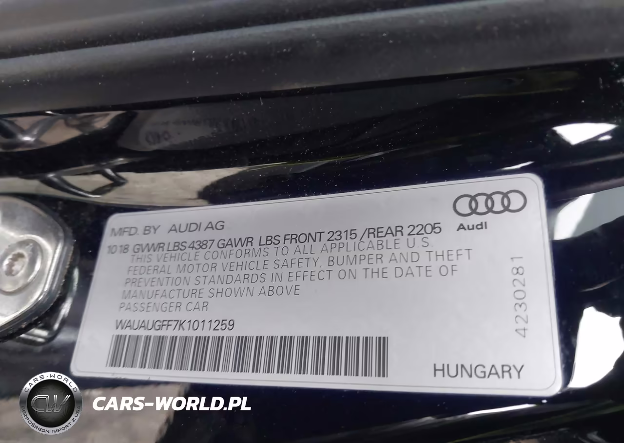 2019 Audi A3 40 Premium-40 Titanium Premium VIN:WAUAUGFF7K1011259 - 9