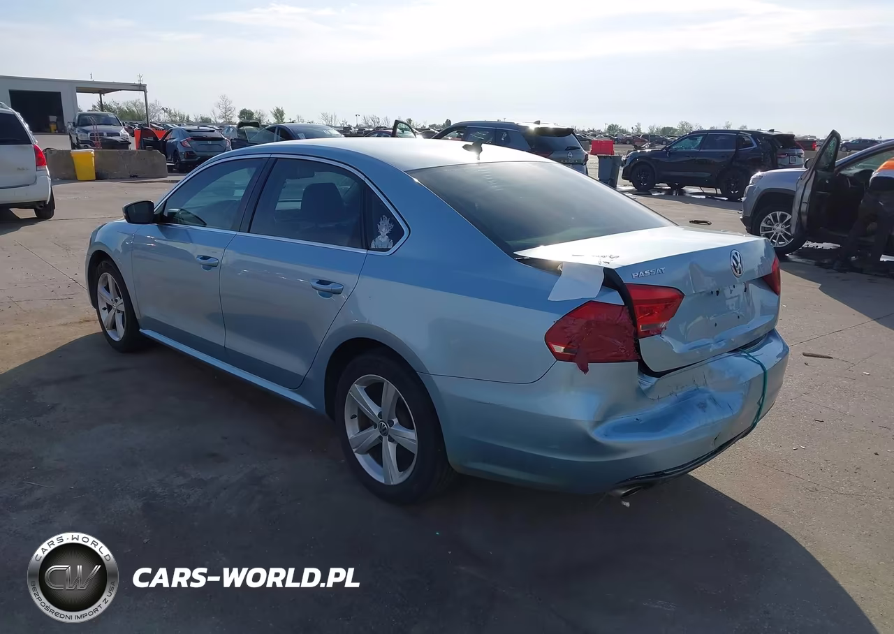 2013 Volkswagen Passat 2.5L Se VIN:1VWBP7A37DC010855 - 3
