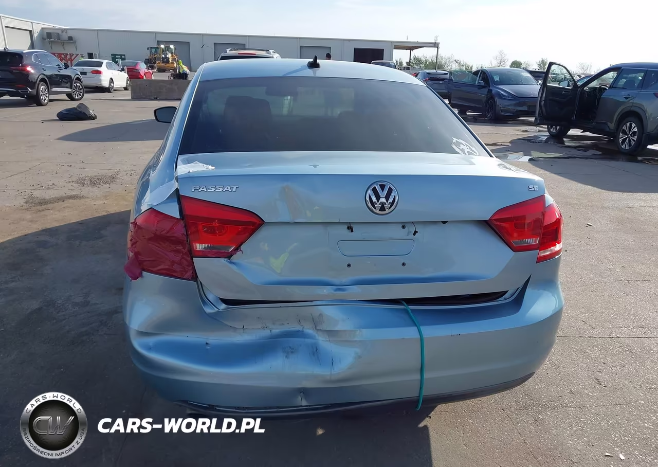 2013 Volkswagen Passat 2.5L Se VIN:1VWBP7A37DC010855 - 6