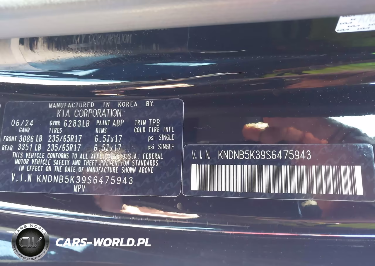 2025 Kia Carnival Mpv Lxs VIN:KNDNB5K39S6475943 - 9