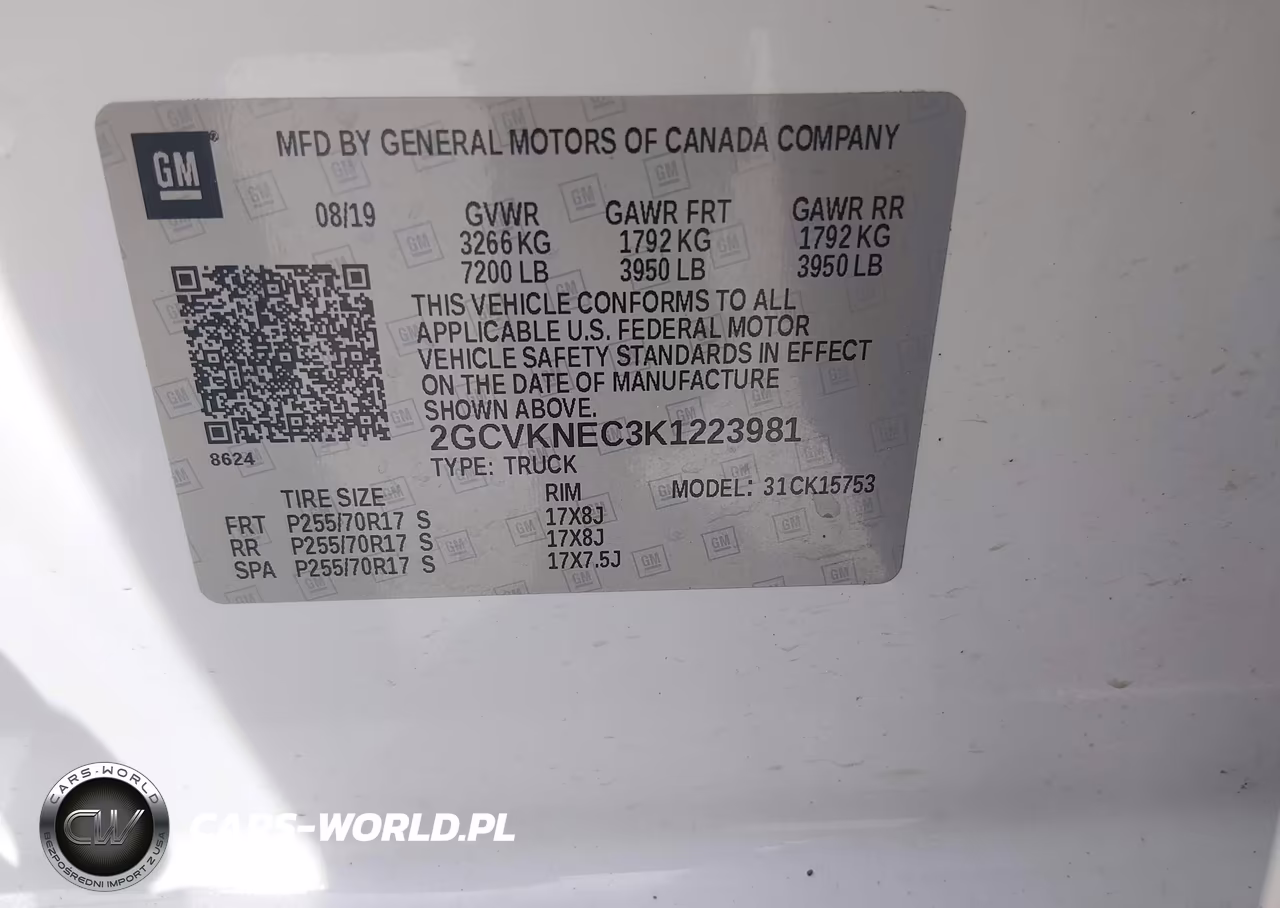2019 Chevrolet Silverado 1500 Ld Wt VIN:2GCVKNEC3K1223981 - 9