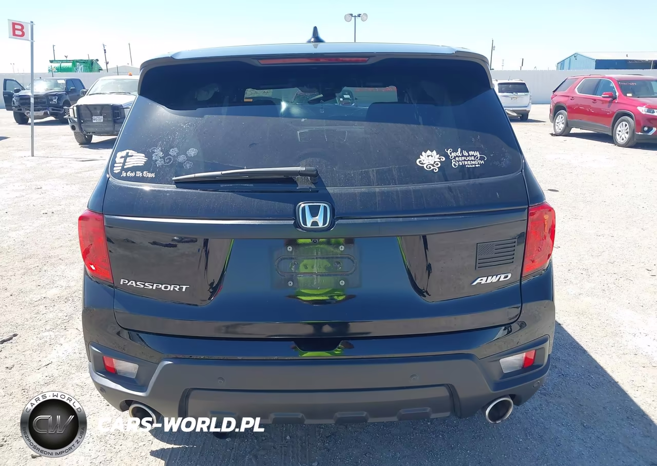 2022 Honda Passport Awd Ex-L VIN:5FNYF8H53NB026813 - 16