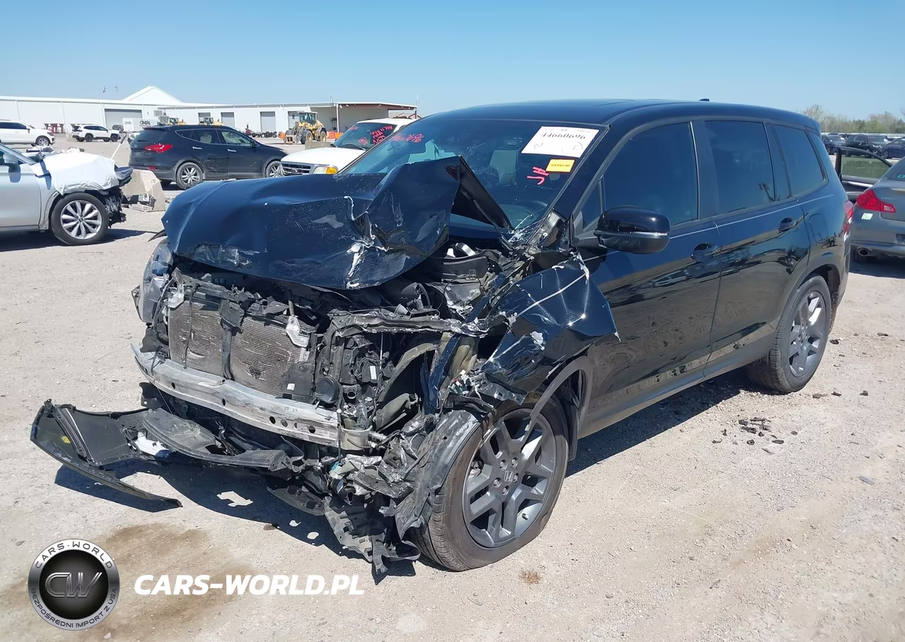 2022 Honda Passport Awd Ex-L VIN:5FNYF8H53NB026813 - 2