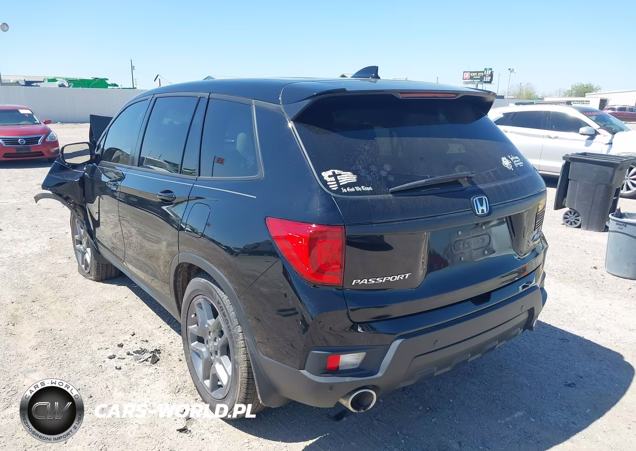 2022 Honda Passport Awd Ex-L VIN:5FNYF8H53NB026813 - 3