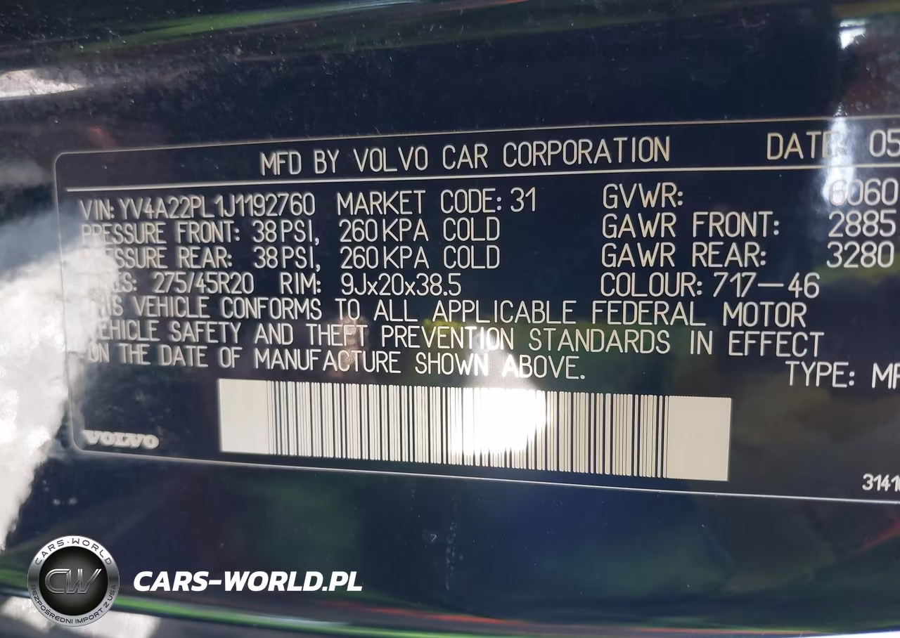 2018 Volvo Xc90 T6 Inscription VIN:YV4A22PL1J1192760 - 9