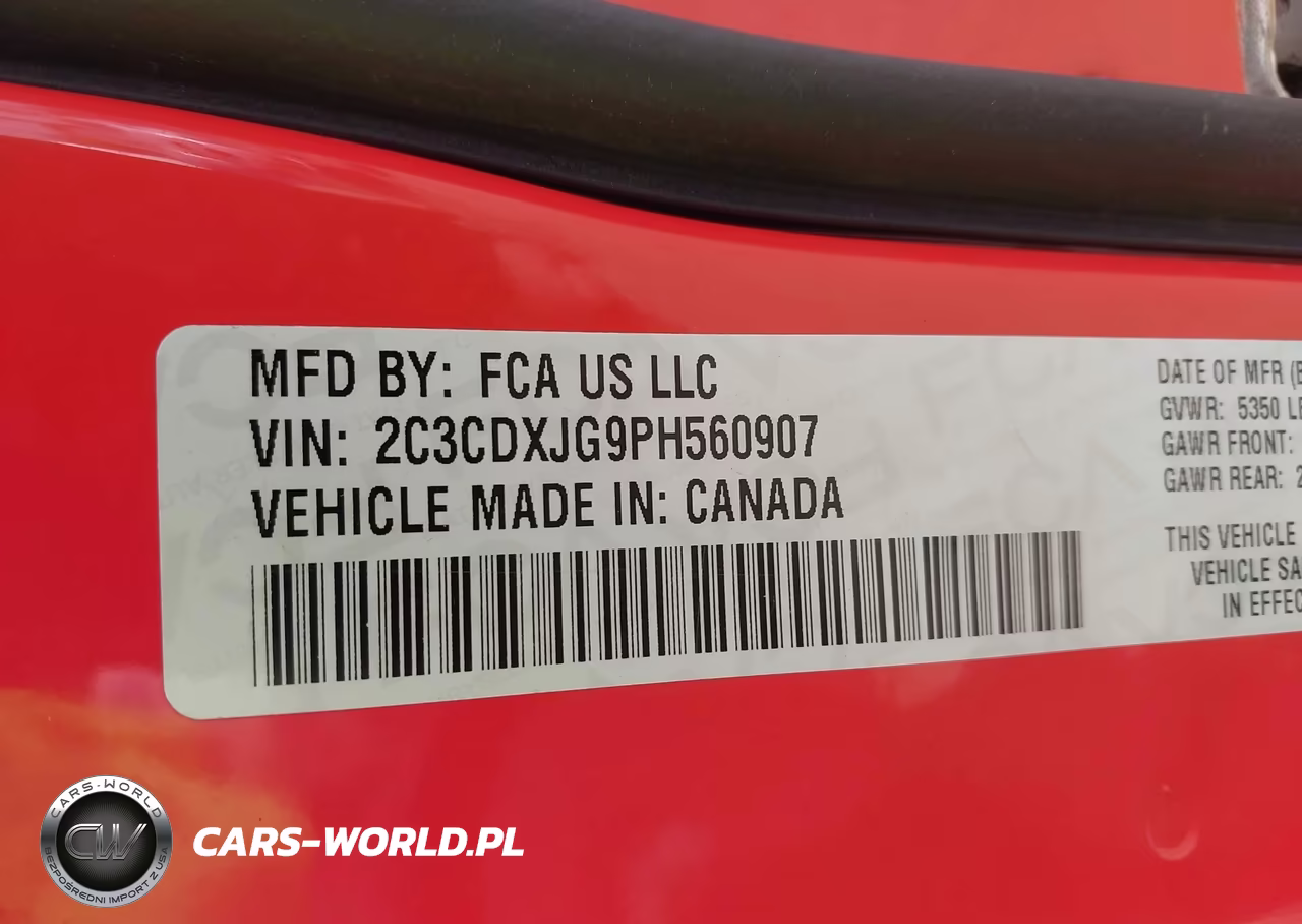 2023 Dodge Charger Sxt Awd VIN:2C3CDXJG9PH560907 - 9