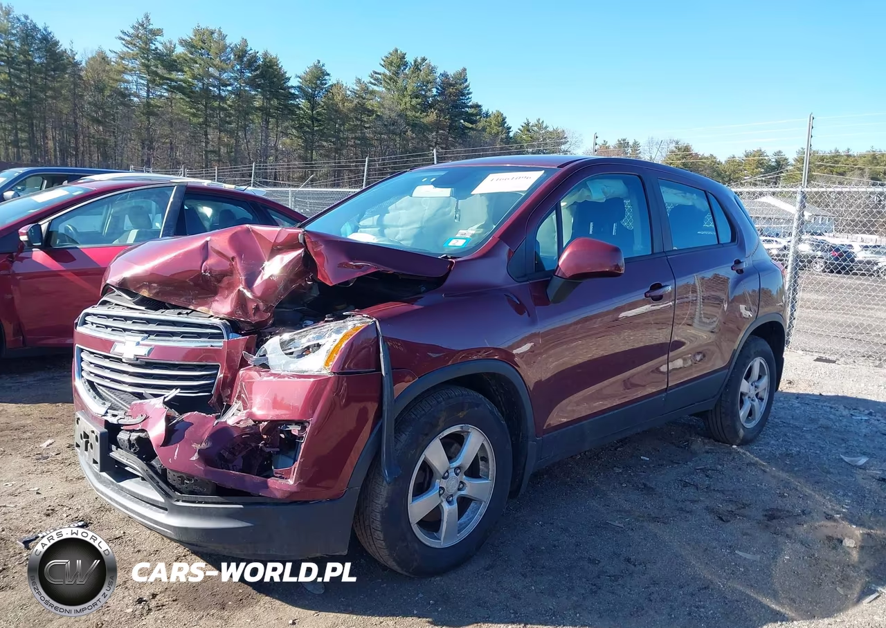 2016 Chevrolet Trax 1Ls VIN:3GNCJNSB4GL247547 - 2