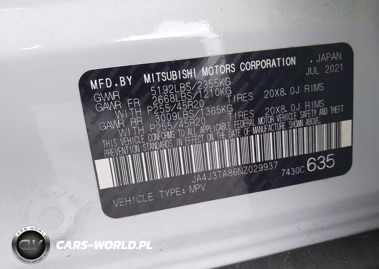2022 Mitsubishi Outlander Es 2.5 2Wd VIN:JA4J3TA86NZ029937 - 9