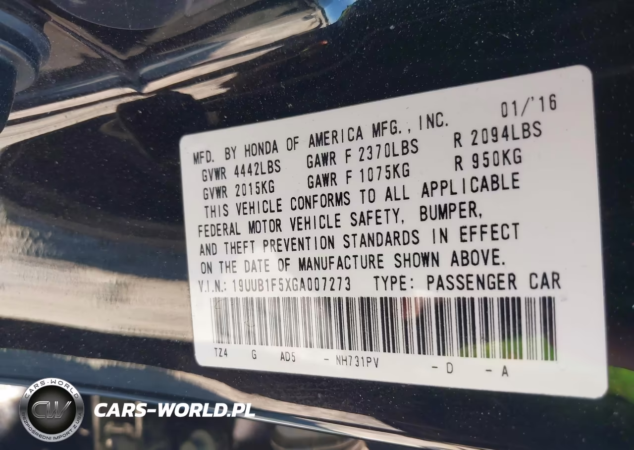 2016 Acura Tlx Tech VIN:19UUB1F5XGA007273 - 9