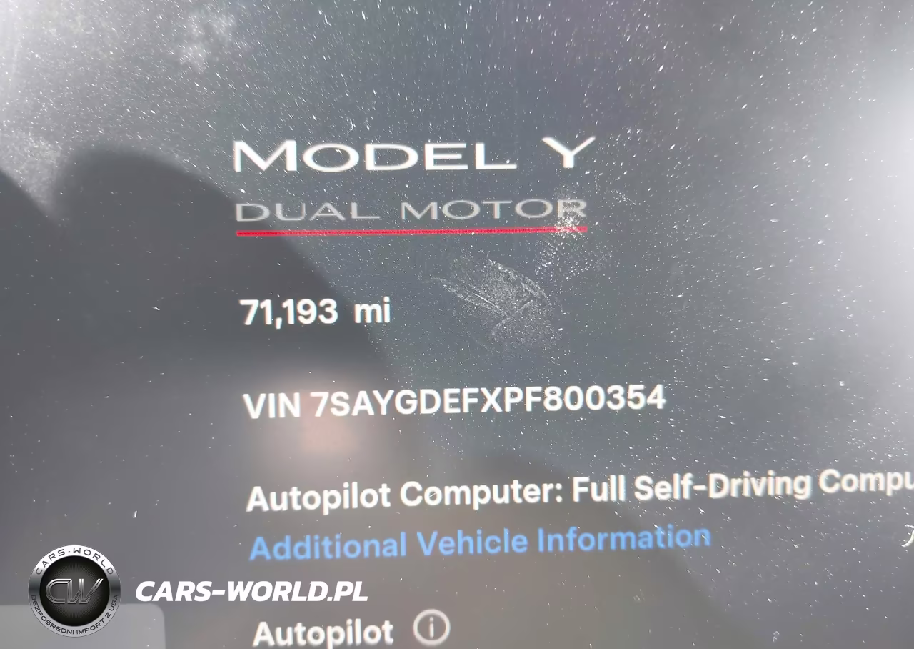 2023 Tesla Model Y Performance Dual Motor All-Wheel Drive VIN:7SAYGDEFXPF800354 - 16