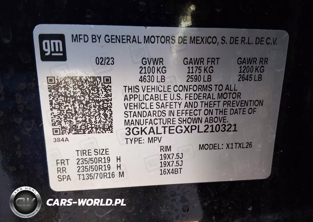 2023 GMC Terrain Awd Sle VIN:3GKALTEGXPL210321 - 9