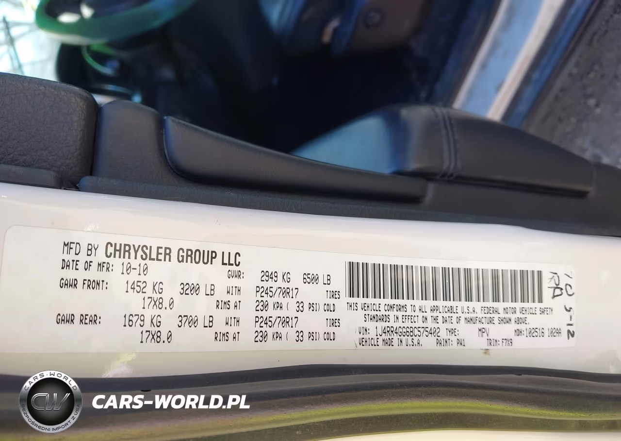 2011 Jeep Grand Cherokee Laredo VIN:1J4RR4GG6BC575402 - 9