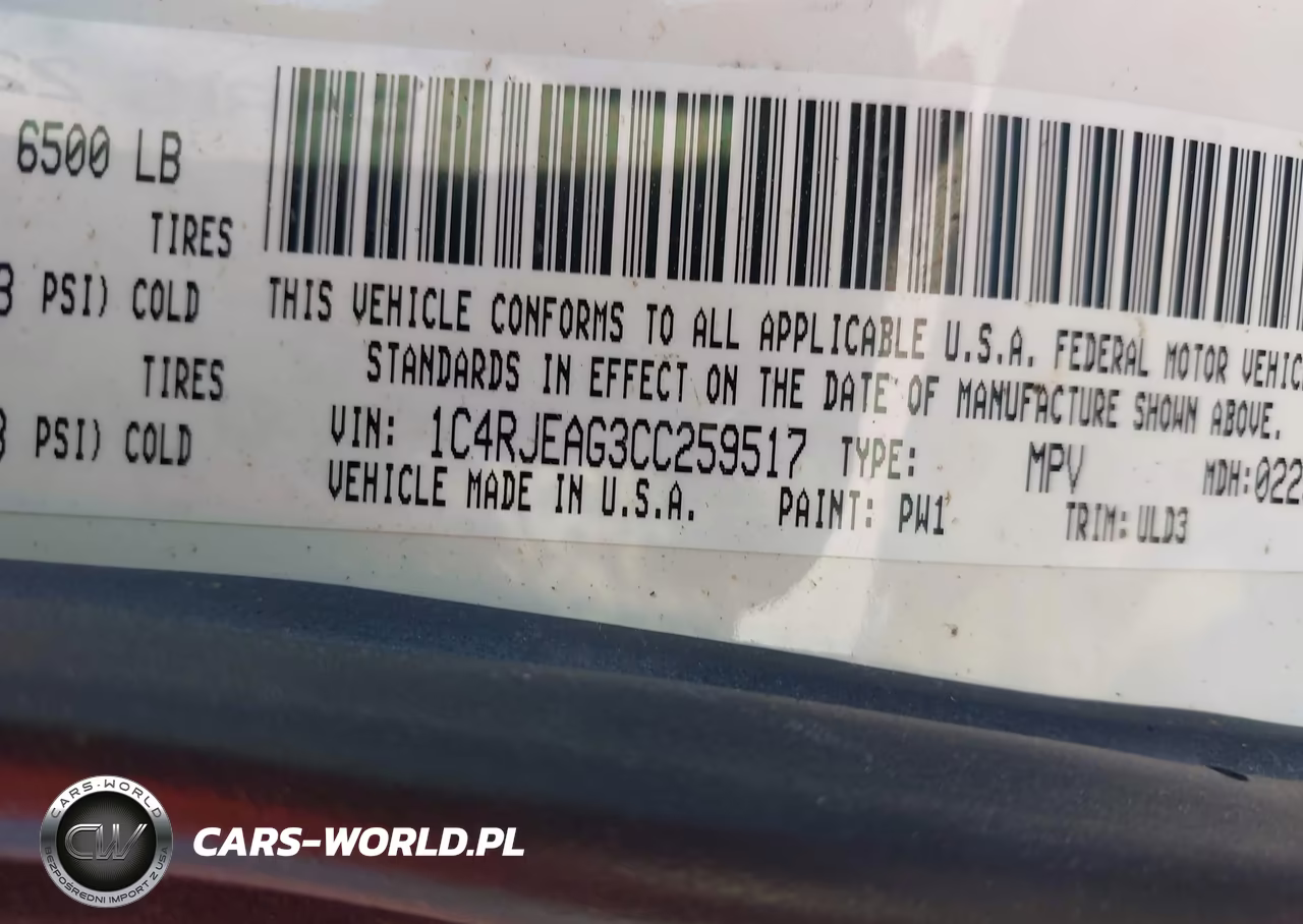 2012 Jeep Grand Cherokee Laredo VIN:1C4RJEAG3CC259517 - 9