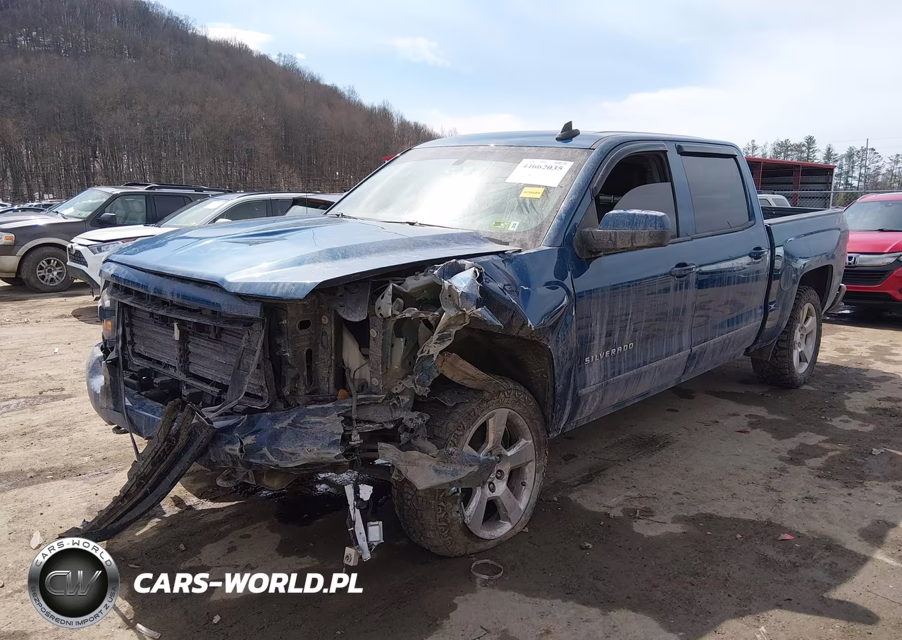 2018 Chevrolet Silverado 1500 2Lt VIN:3GCUKREC3JG434350 - 2