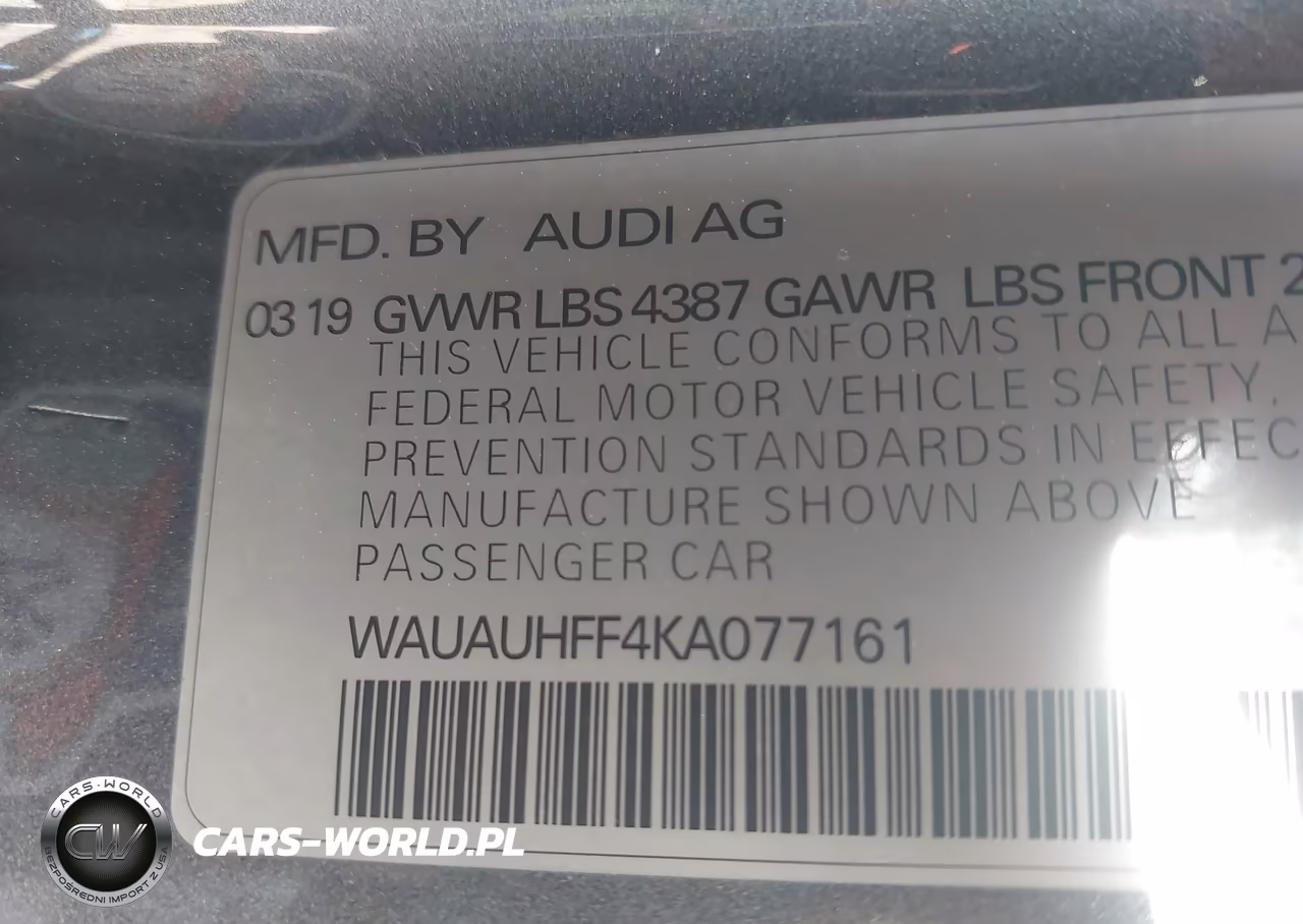 2019 Audi A3 40 Premium-40 Titanium Premium VIN:WAUAUHFF4KA077161 - 9