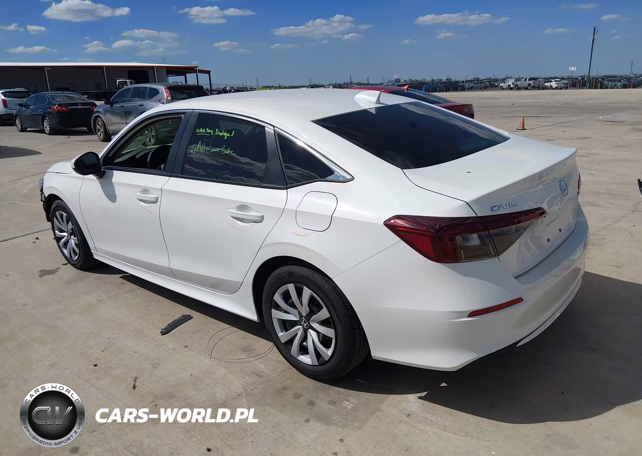 2026 Honda Civic Lx VIN:2HGFE2F20TH557010 - 3