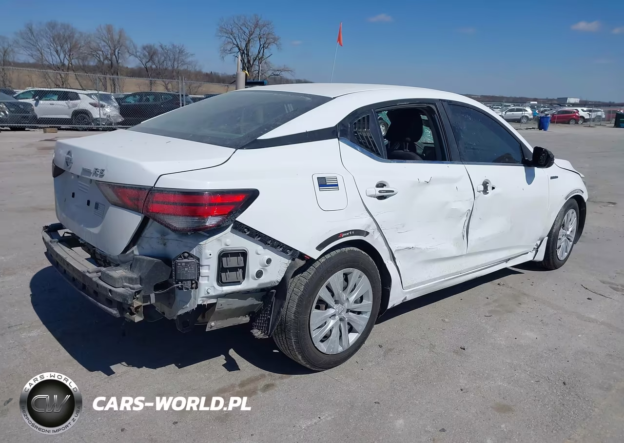 2020 Nissan Sentra S Xtronic Cvt VIN:3N1AB8BV7LY309080 - 4