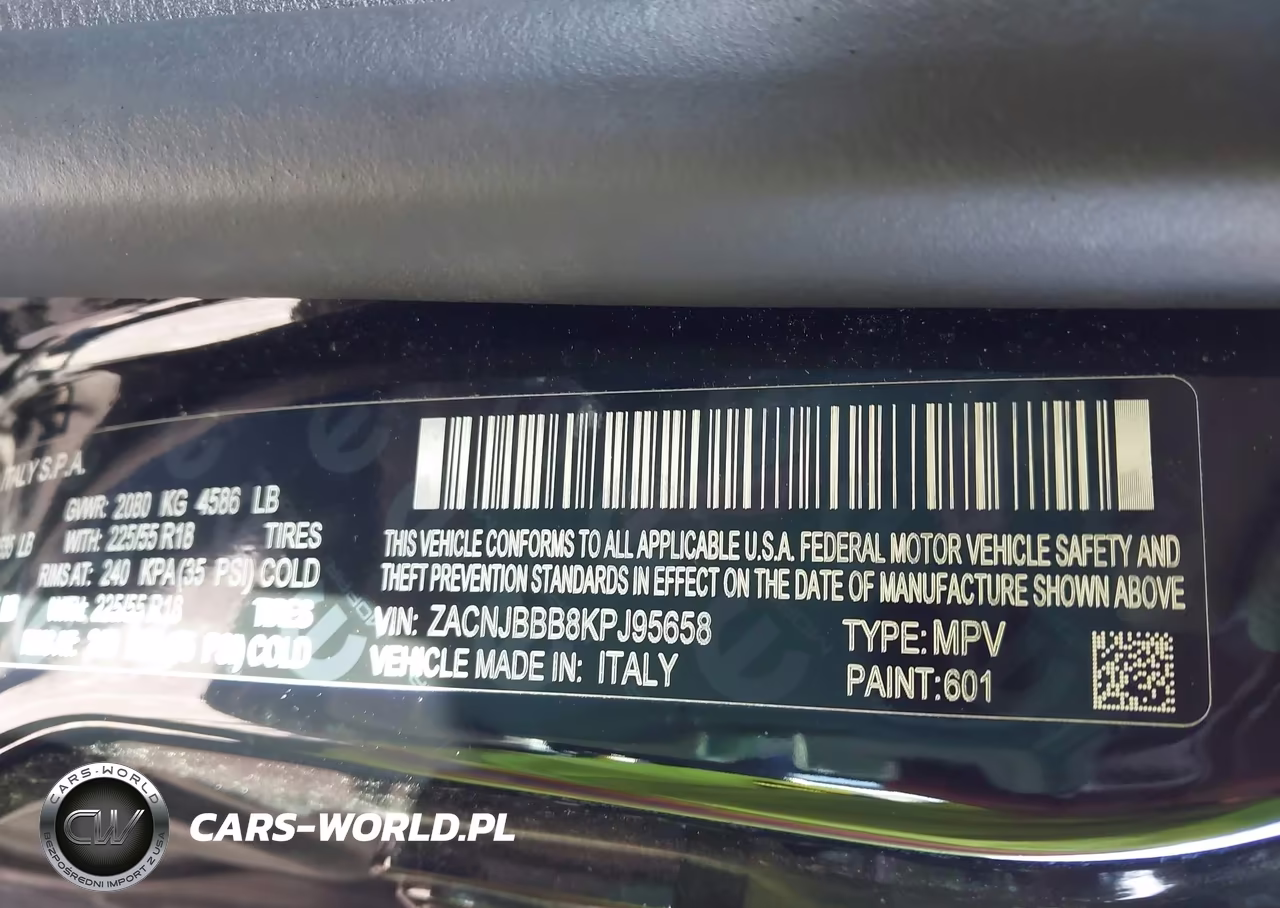 2019 Jeep Renegade Altitude 4X4 VIN:ZACNJBBB8KPJ95658 - 9
