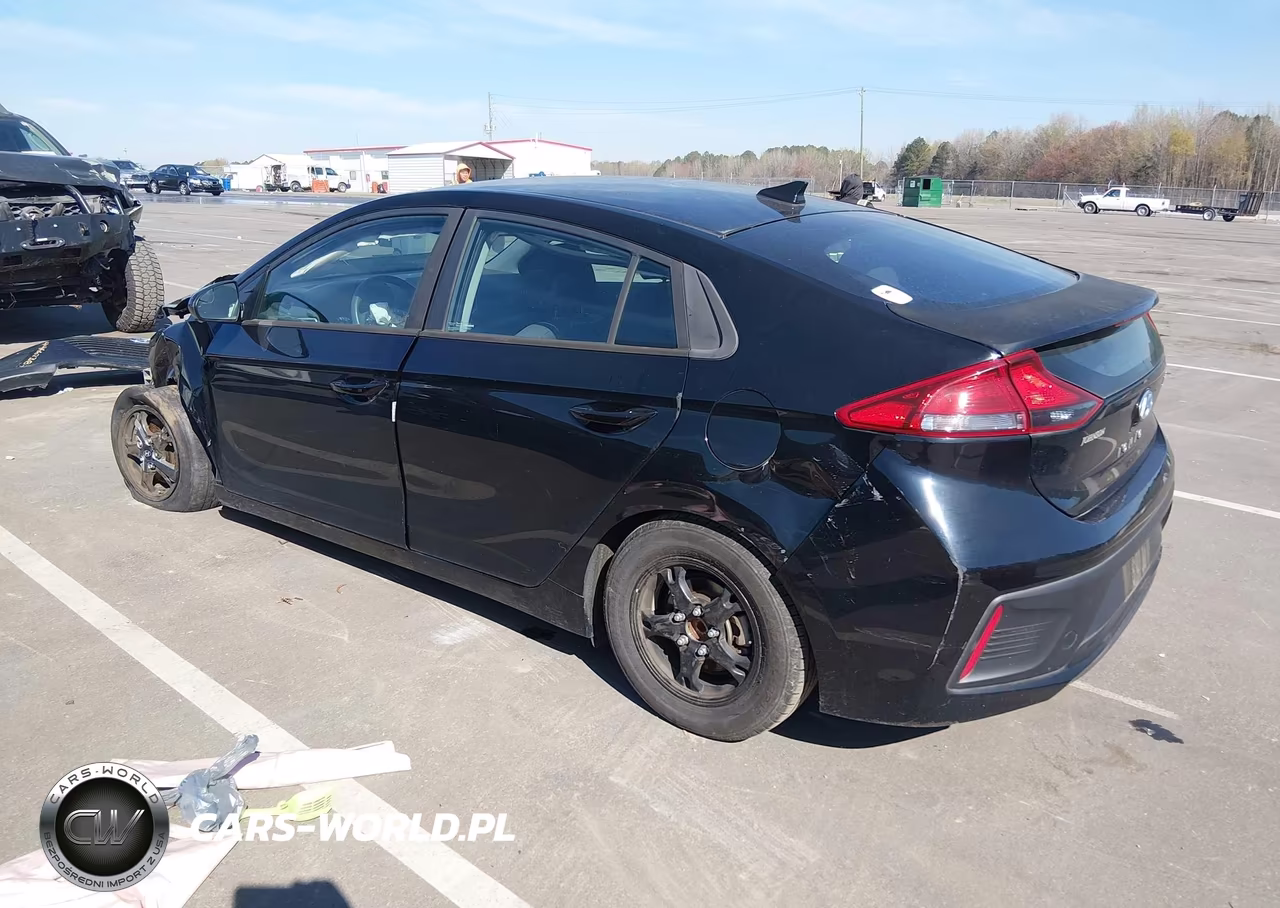 2017 Hyundai Ioniq Hybrid Blue VIN:KMHC65LC4HU022307 - 3
