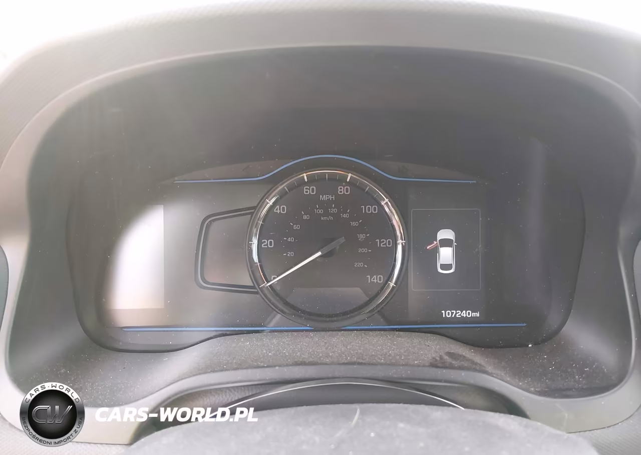 2017 Hyundai Ioniq Hybrid Blue VIN:KMHC65LC4HU022307 - 7