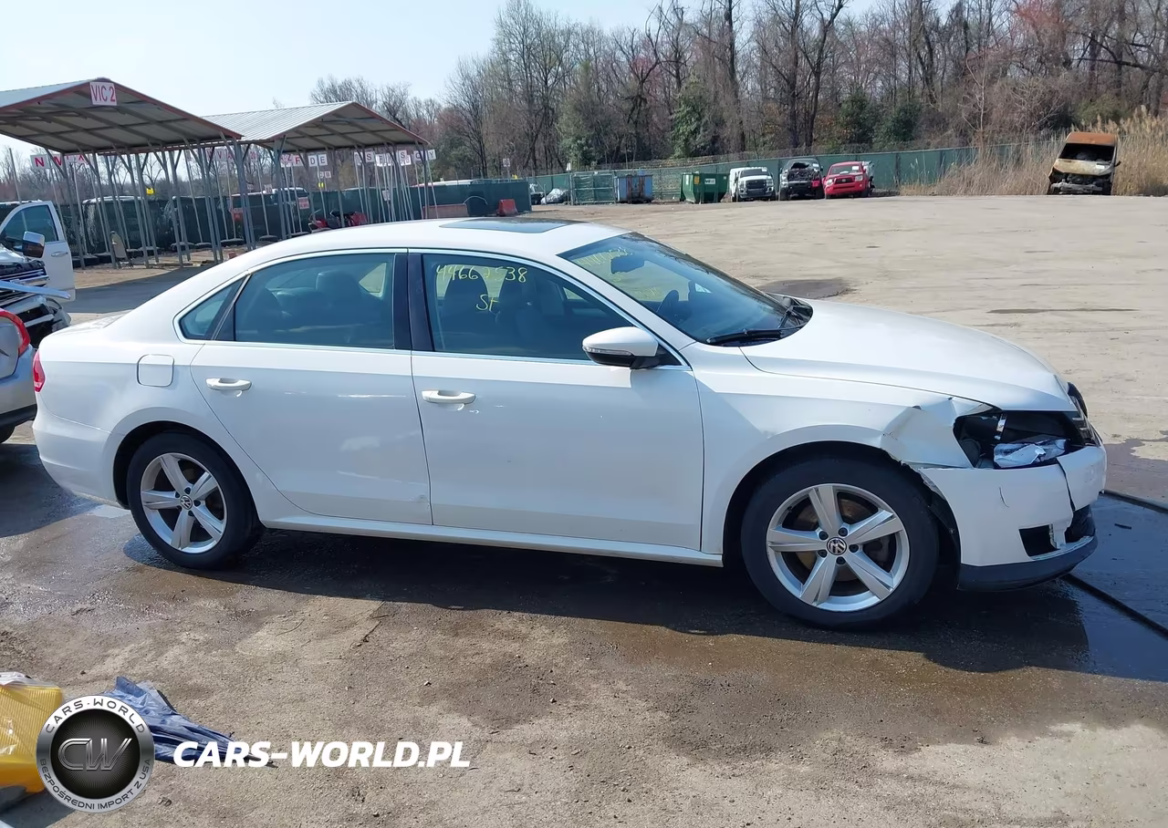 2012 Volkswagen Passat 2.5L Se VIN:1VWBP7A33CC082344 - 13