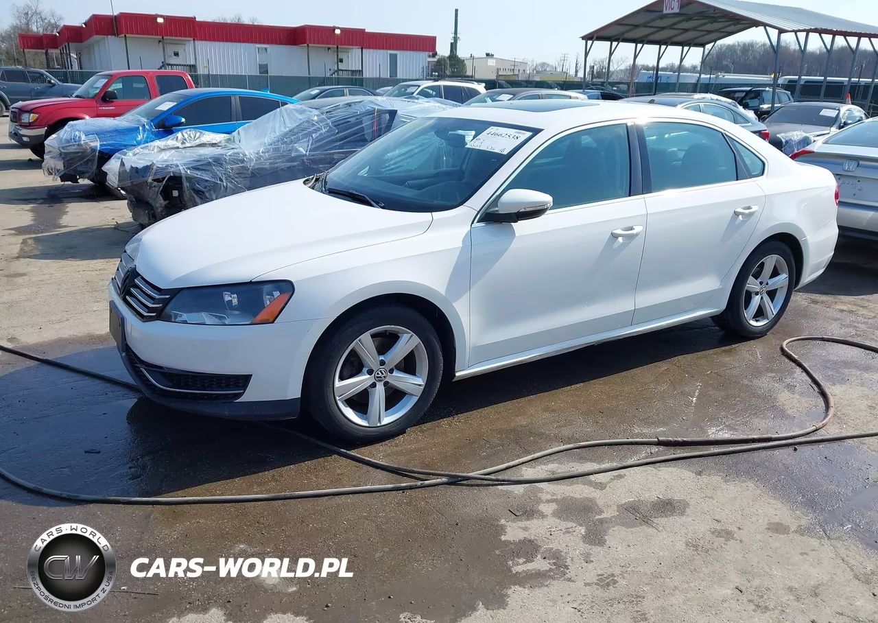 2012 Volkswagen Passat 2.5L Se VIN:1VWBP7A33CC082344 - 2