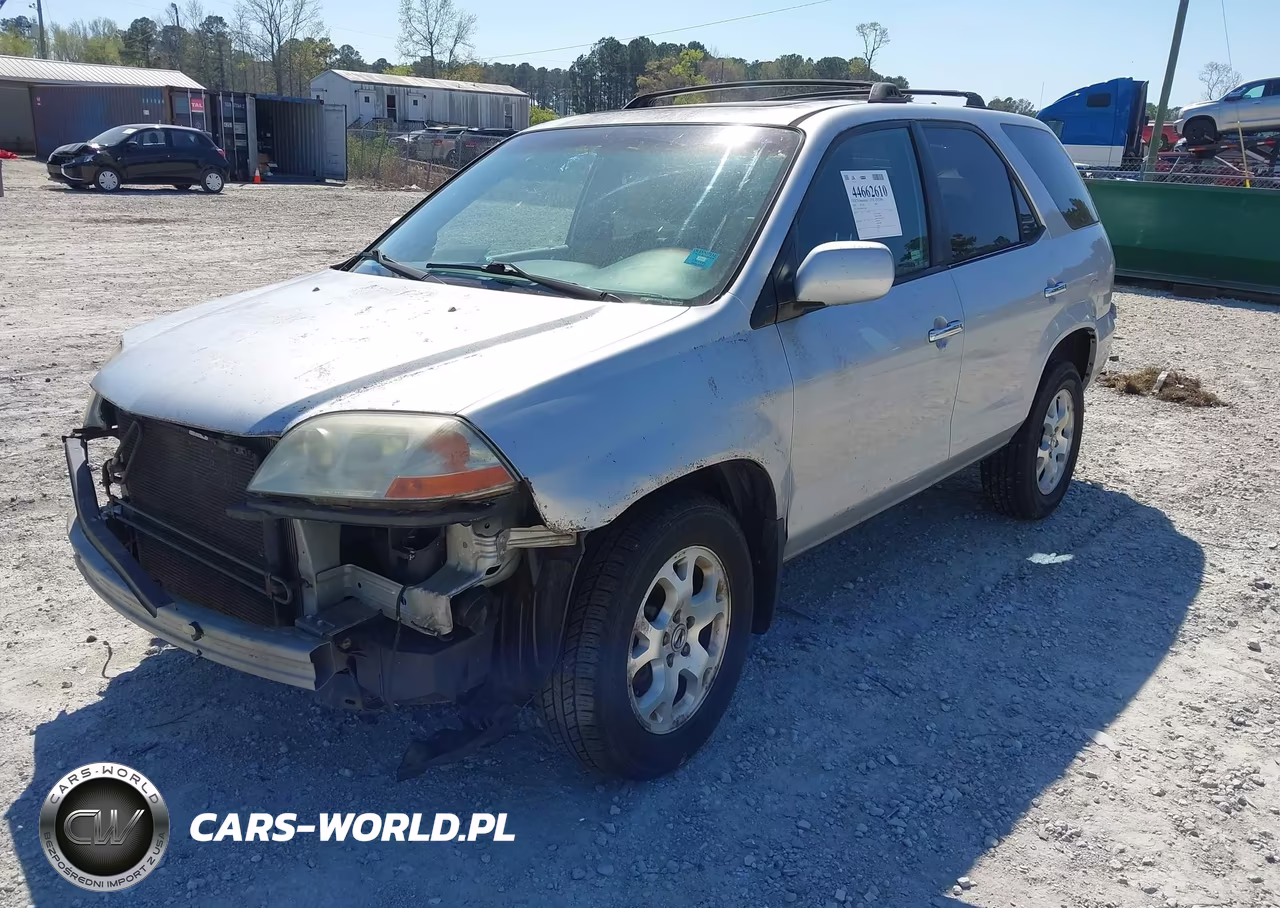 2001 Acura Mdx VIN:2HNYD18601H535200 - 2