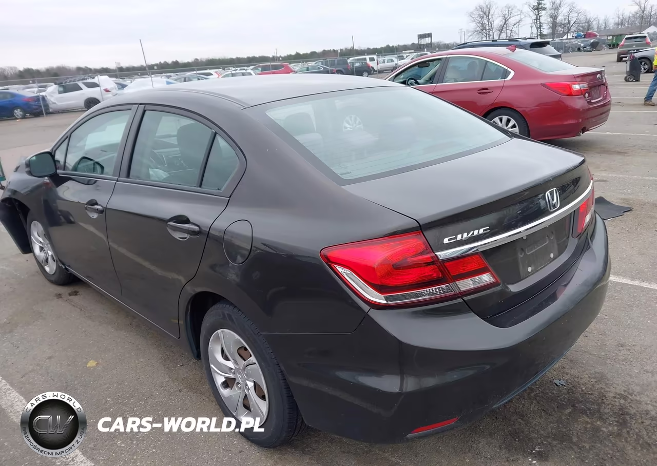 2013 Honda Civic Lx VIN:19XFB2F59DE242821 - 3