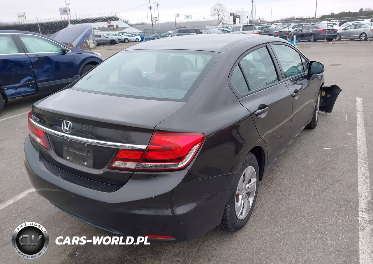 2013 Honda Civic Lx VIN:19XFB2F59DE242821 - 4