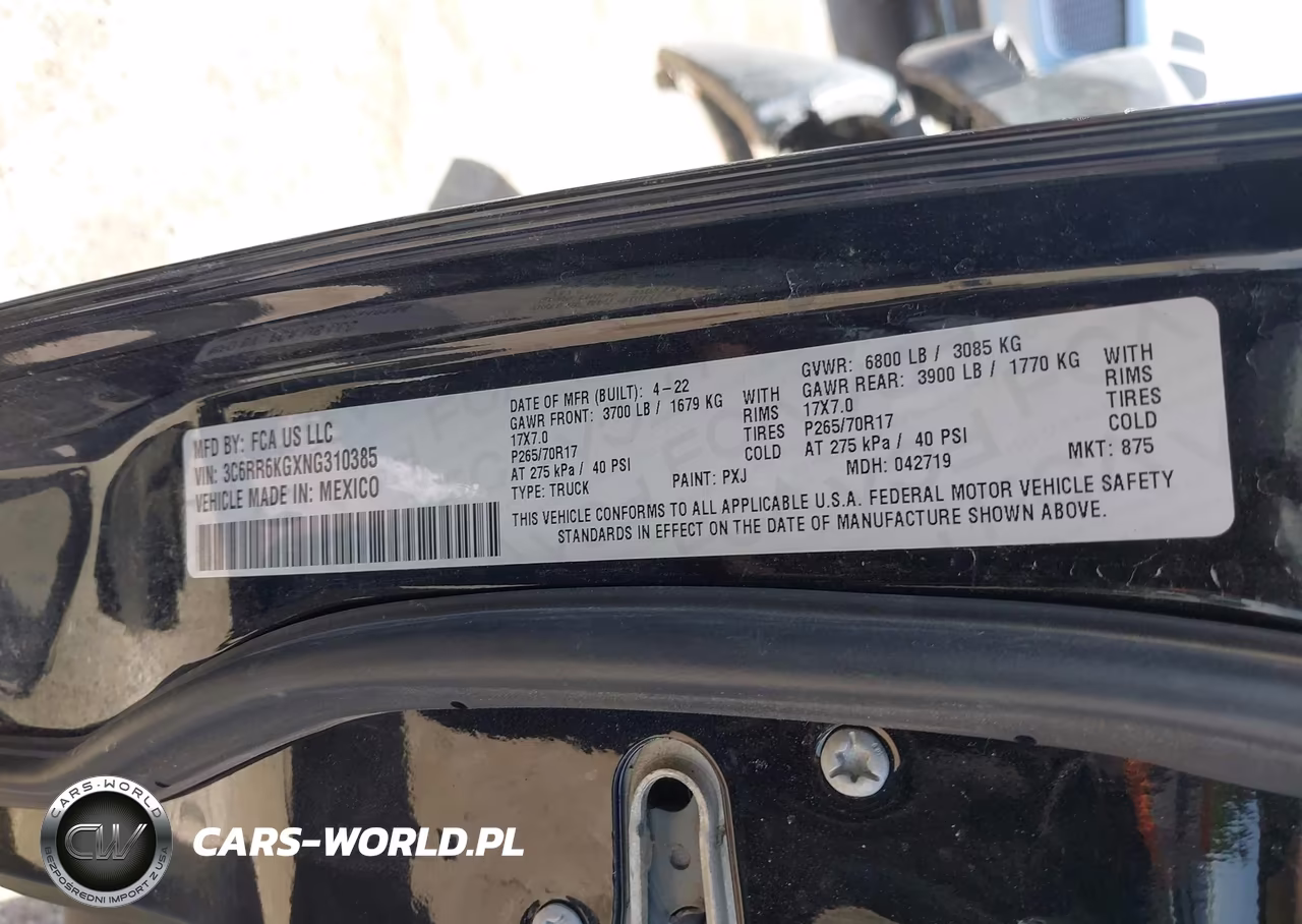 2022 Ram 1500 Classic Tradesman 4X2 5'7 Box VIN:3C6RR6KGXNG310385 - 9