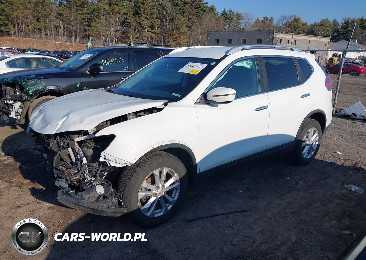 2016 Nissan Rogue Sv VIN:KNMAT2MV4GP731223 - 2