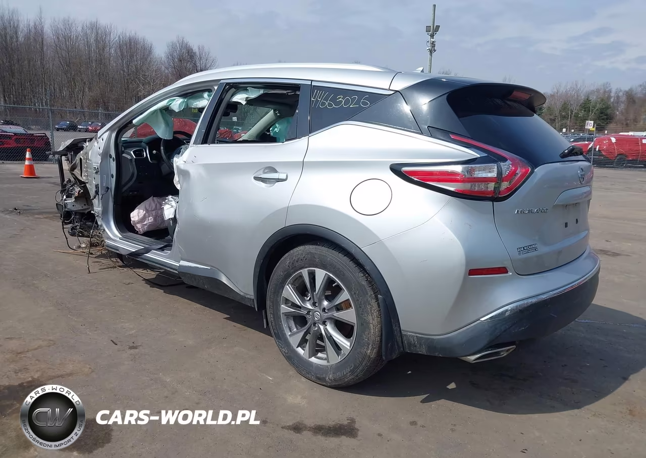2015 Nissan Murano Sl VIN:5N1AZ2MG0FN239360 - 3