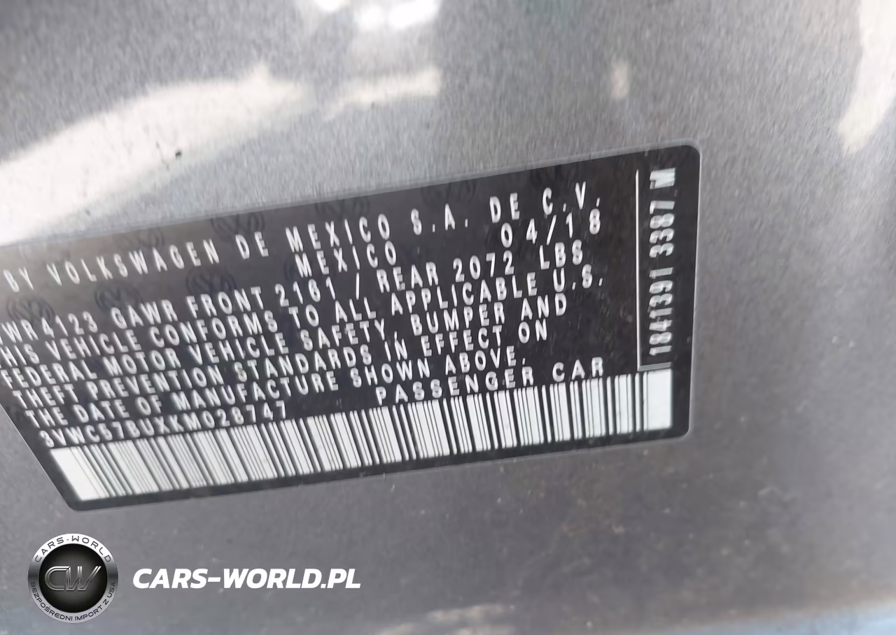 2019 Volkswagen Jetta 1.4T R-Line-1.4T S-1.4T Se VIN:3VWC57BUXKM028747 - 9