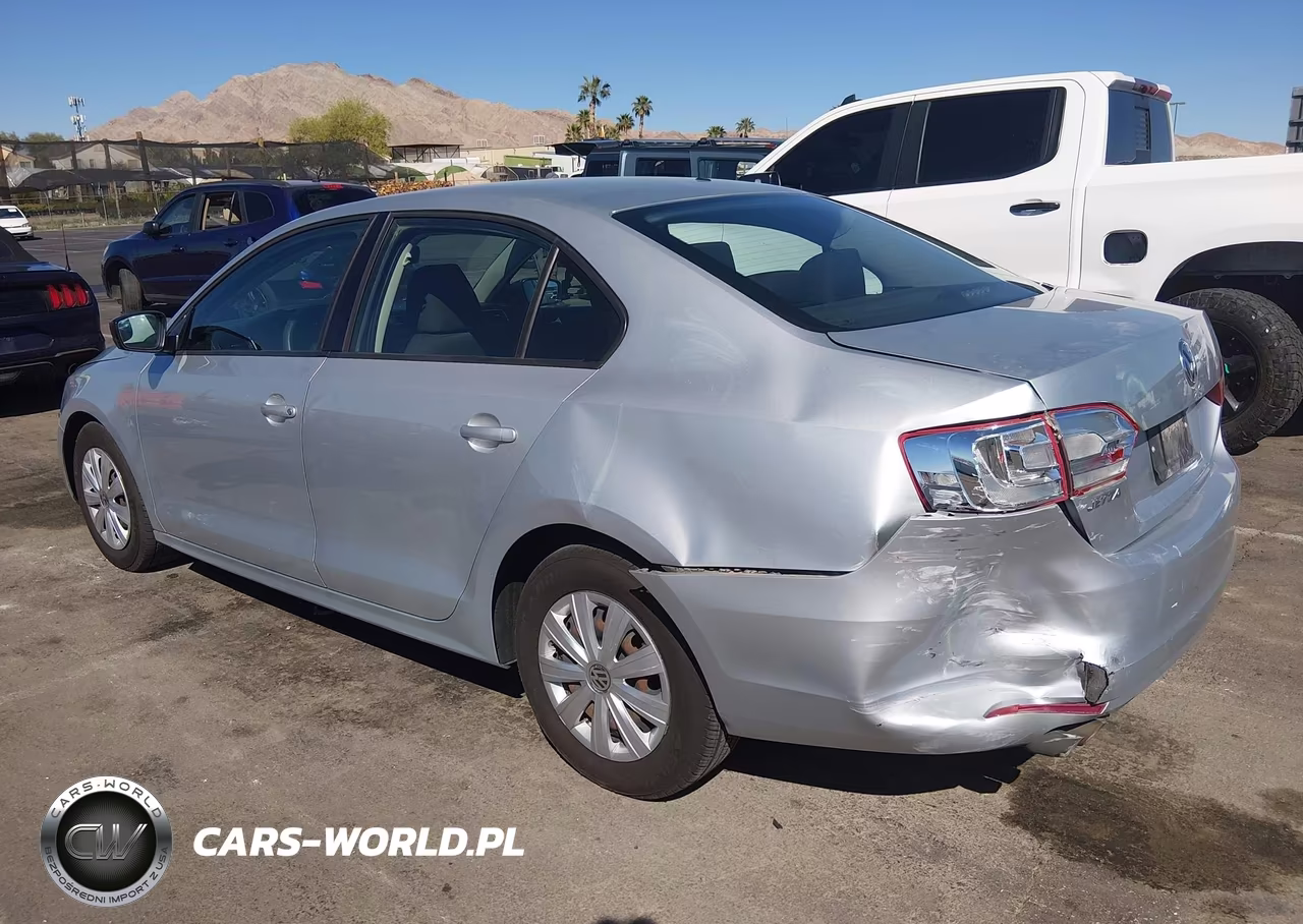 2013 Volkswagen Jetta 2.0L S VIN:3VW1K7AJ6DM222248 - 3