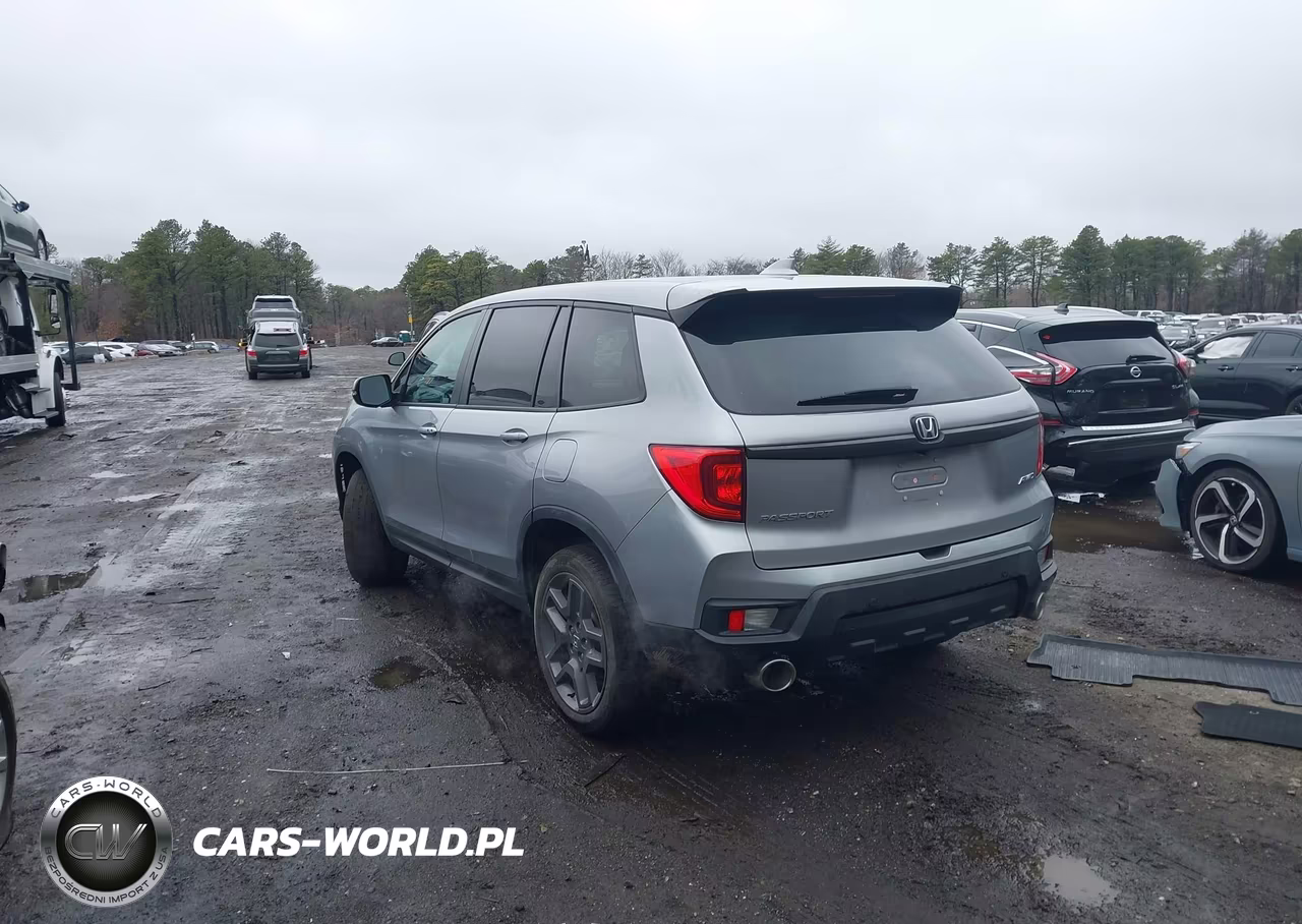 2022 Honda Passport Awd Ex-L VIN:5FNYF8H50NB011234 - 3