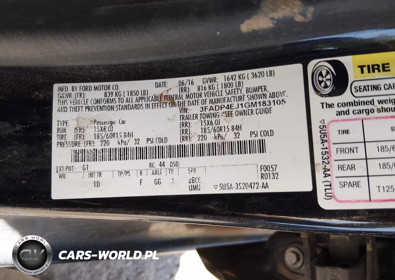 2016 Ford Fiesta Se VIN:3FADP4EJ1GM183105 - 9