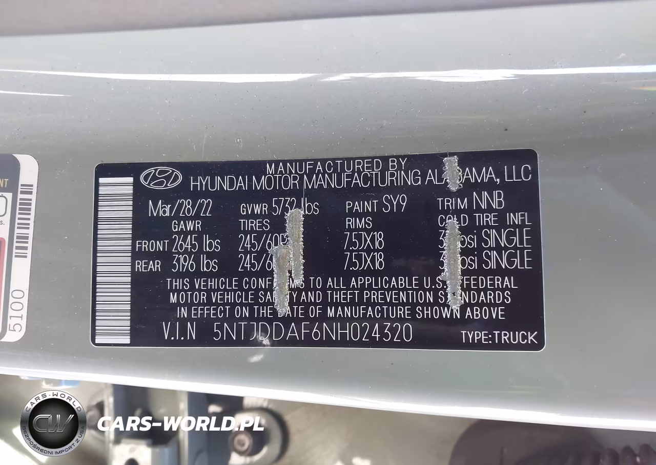 2022 Hyundai Santa Cruz Sel Premium VIN:5NTJDDAF6NH024320 - 9