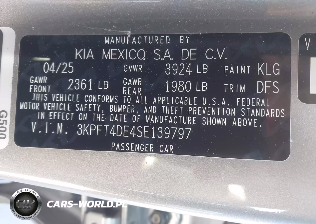 2025 Kia K4 Lxs VIN:3KPFT4DE4SE139797 - 9