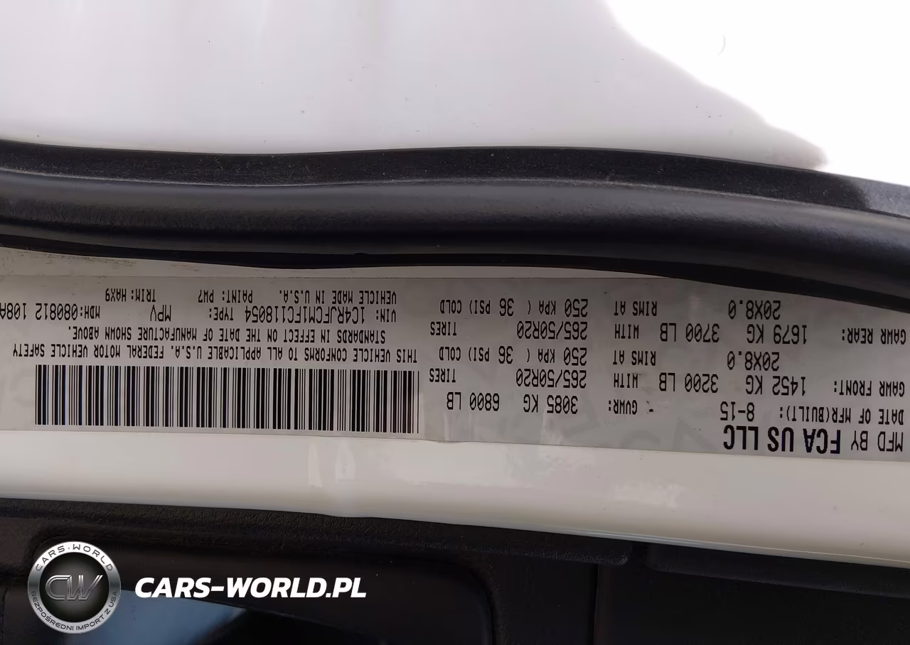 2015 Jeep Grand Cherokee High Altitude VIN:1C4RJFCM1FC118054 - 9