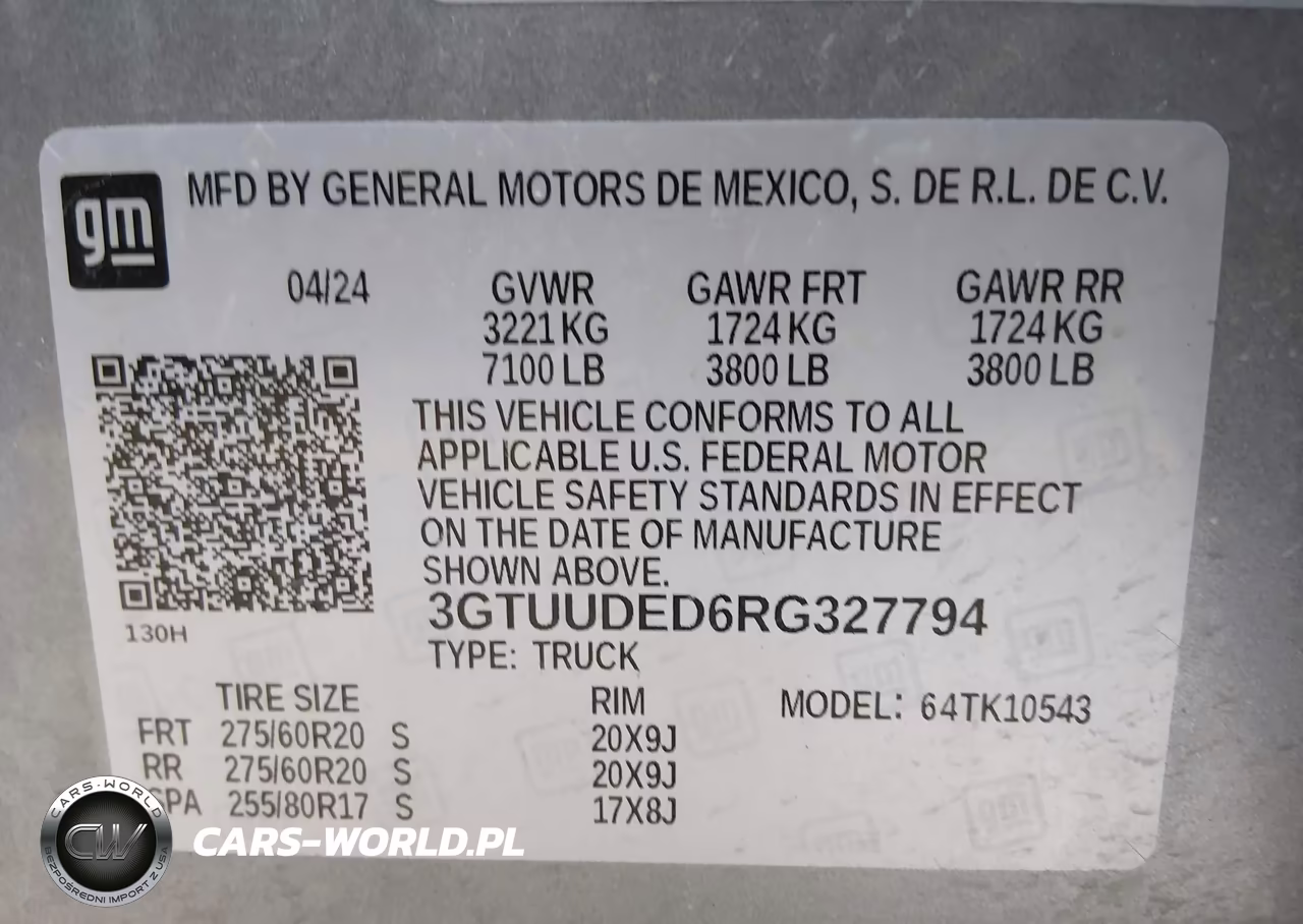 2024 GMC Sierra 1500 4Wd Short Box Slt VIN:3GTUUDED6RG327794 - 9